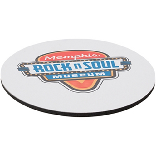 Main photo of 8" Rd 1/8" Thick Full Color Soft Mouse Pad