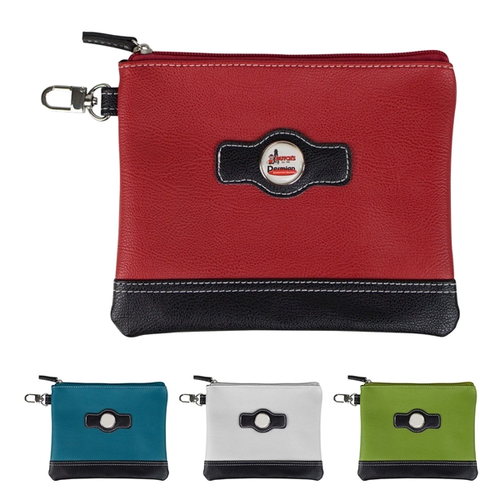 Main photo of Two Tone Zipper Valuables Pouch