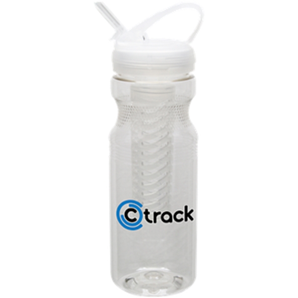 Clear color option for 24 Oz Polyclear Fruit Fusion Bottle