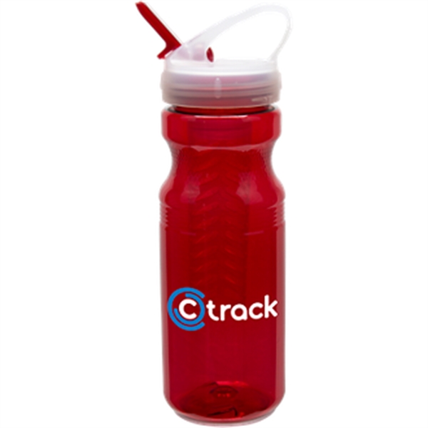 Red color option for 24 Oz Polyclear Fruit Fusion Bottle