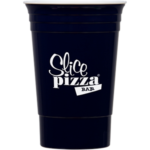 Navy color option for 16 Oz Party Cup