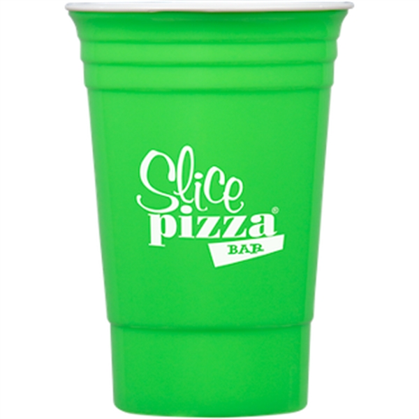 Neon Lime color option for 16 Oz Party Cup