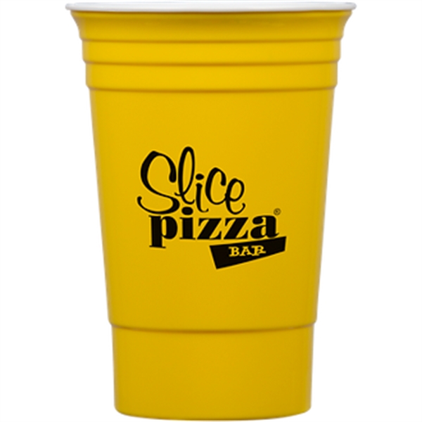 Yellow color option for 16 Oz Party Cup