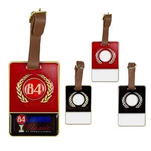 Photo of Metal Bag Tag With Colorfill