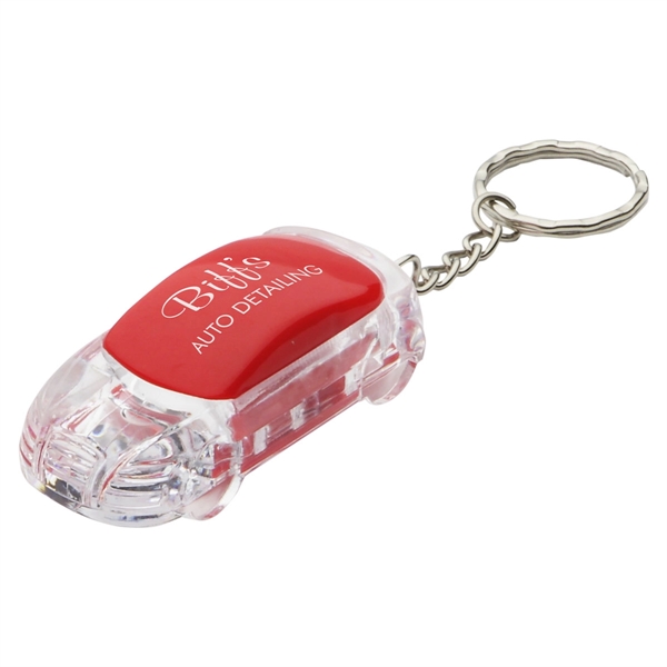 Medium Red color option for Flashing Car Key Chain