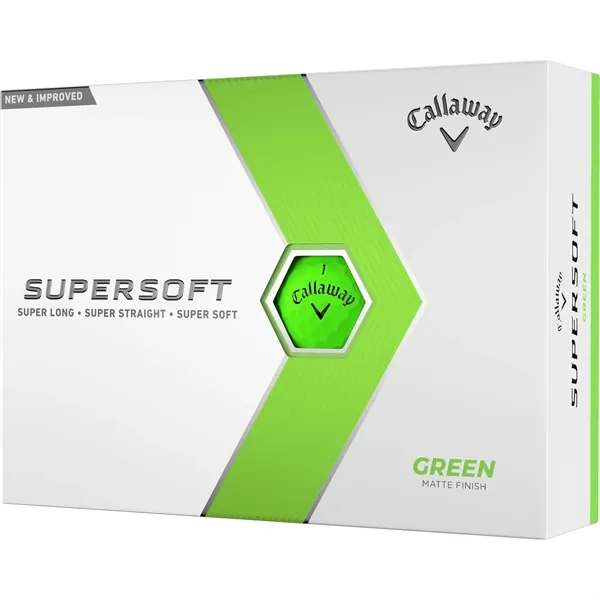 Matte Green color option for Callaway Supersoft Golf Ball