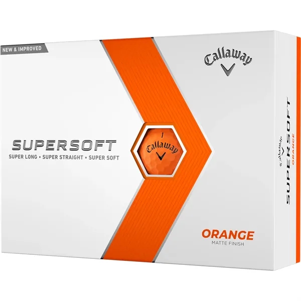 Matte Orange color option for Callaway Supersoft Golf Ball