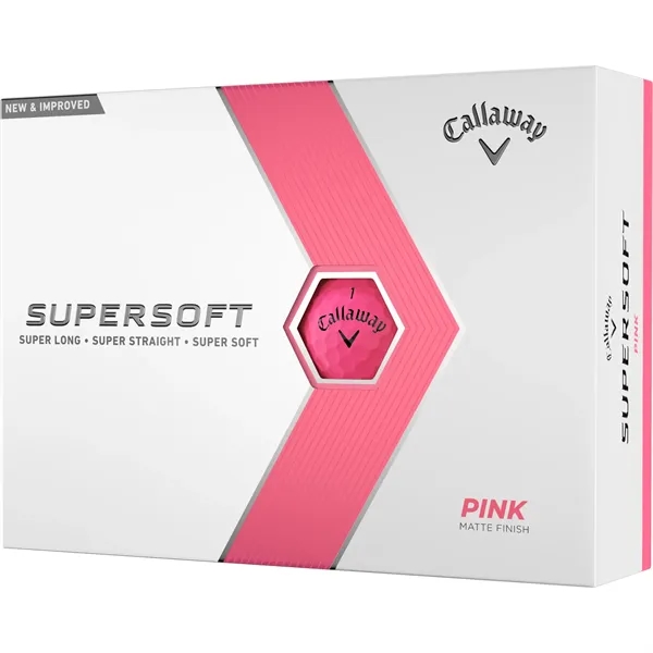 Matte Pink color option for Callaway Supersoft Golf Ball