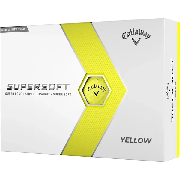Yellow color option for Callaway Supersoft Golf Ball
