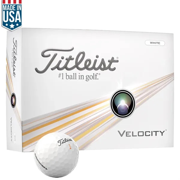 White color option for Titleist Velocity Factory Direct Golf Ball