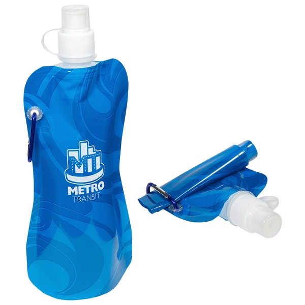 Bright Blue color option for Flex Water Bottle With Carabiner