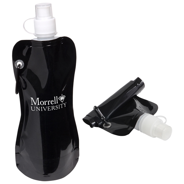 Dark Black color option for Flex Water Bottle With Carabiner