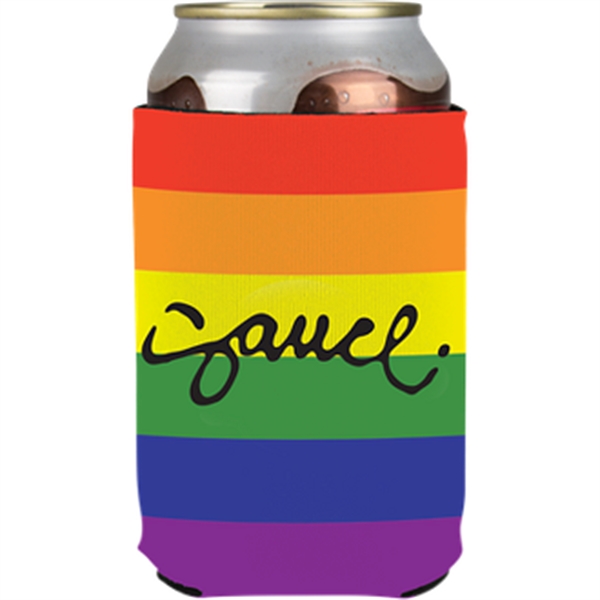 Rainbow color option for Full Color Neoprene Can Holder