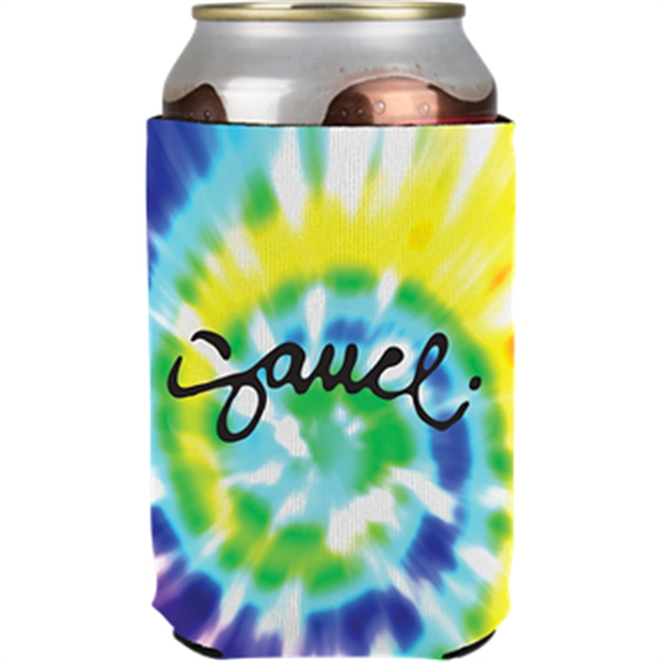 Tie Dye color option for Full Color Neoprene Can Holder