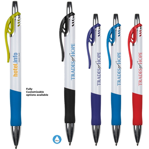 Photo of White Pen W/ Colored Gripper