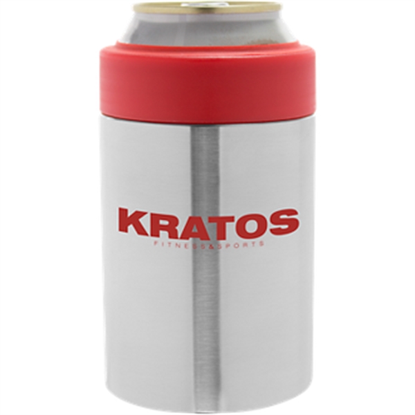 Red color option for Double Wall Stainless Can Cooler