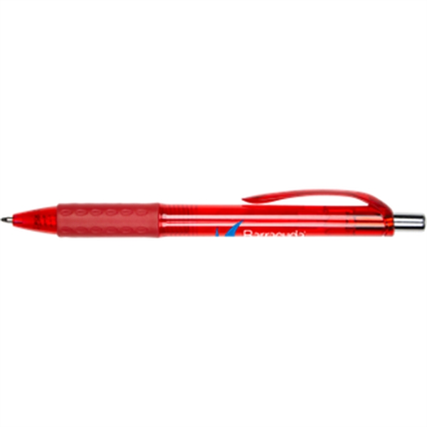 Red color option for Translucent Pen W/ Gripper