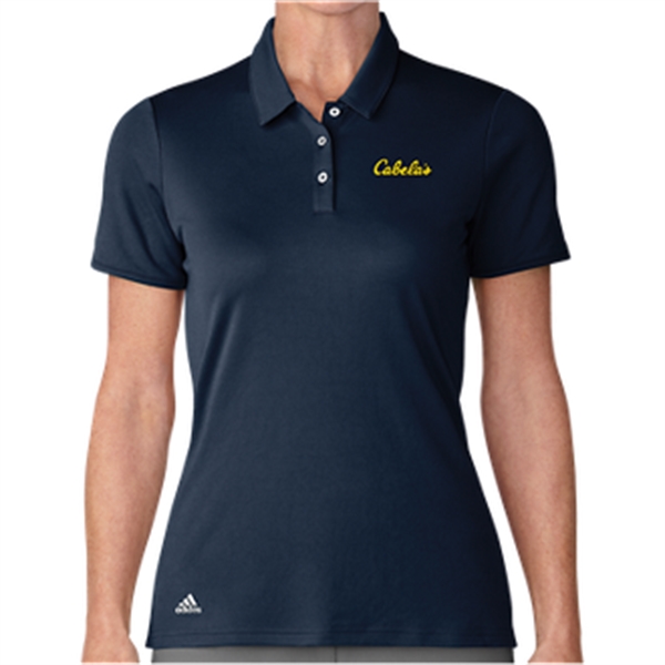 Collegiate Navy color option for Adidas Performance Ss Polo Ladies