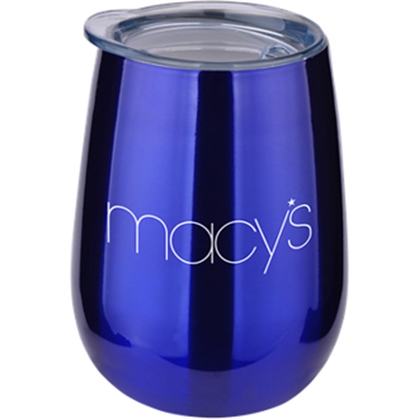 Blue color option for 10 Oz Stainless Wine Tumbler
