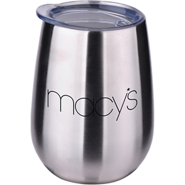 Stainless color option for 10 Oz Stainless Wine Tumbler