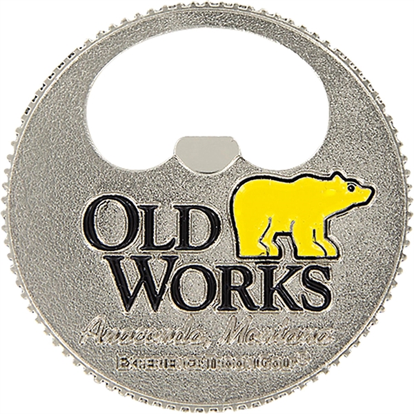 Nickel color option for Bottle Opener Ball Marker