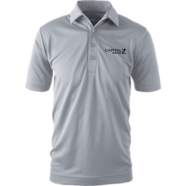 Platinum color option for Omni Mens Boston Polo