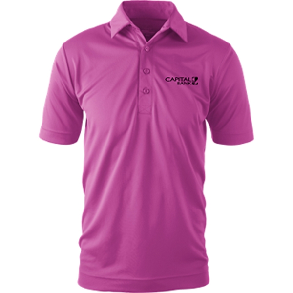 Raspberry Ice color option for Omni Mens Boston Polo