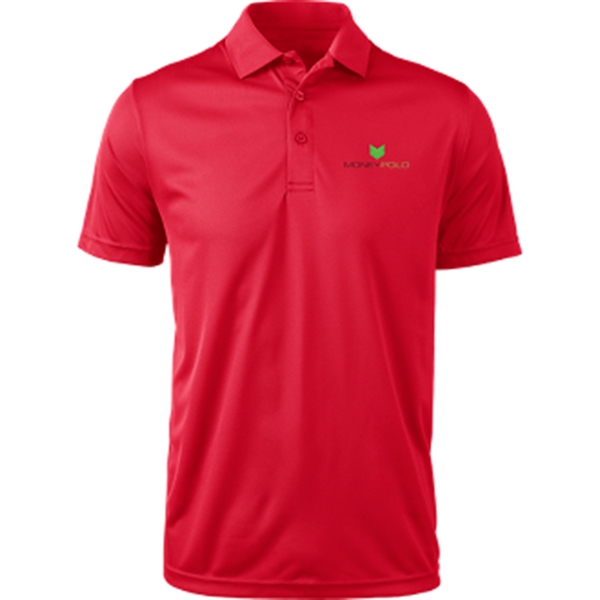 Red color option for Omni Mens Harrison Polo