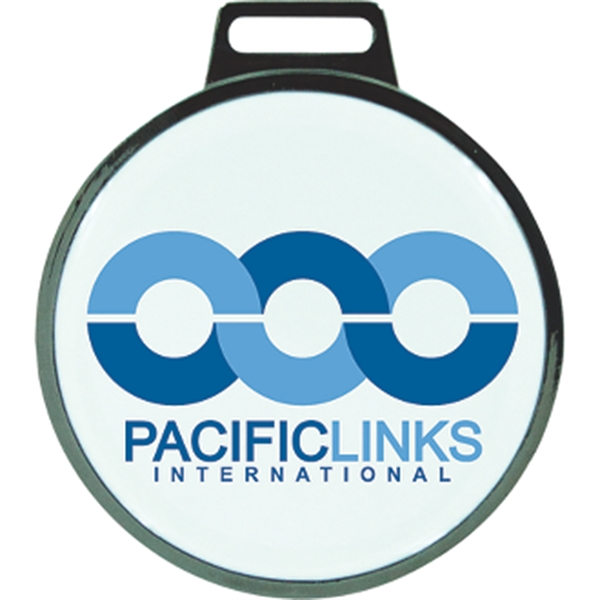 Black Nickel color option for Quick Turn Round Bag Tag