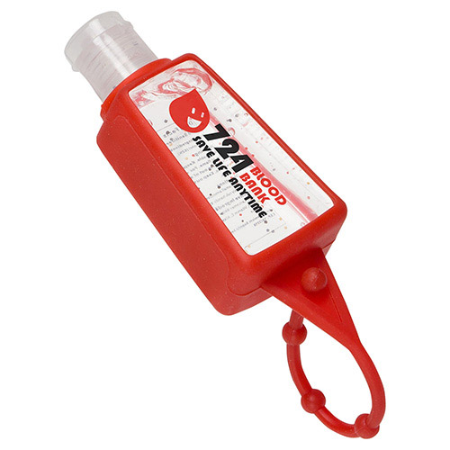 Red color option for Gel Go Hand Sanitizer