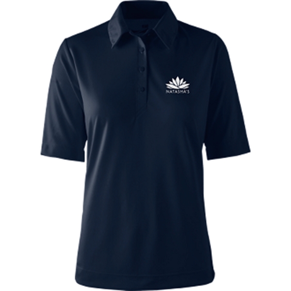 Navy color option for Omni Womens Boston Polo