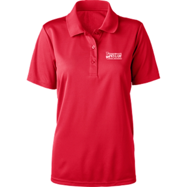 Red color option for Omni Womens Harrison Polo