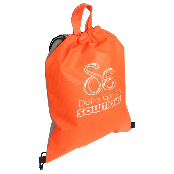 Medium Orange color option for Glide Right Drawstring Backpack
