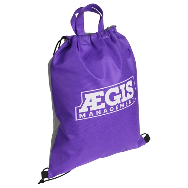 Medium Purple color option for Glide Right Drawstring Backpack