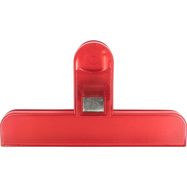 Translucent Red color option for Chip And Snack Bag Clip