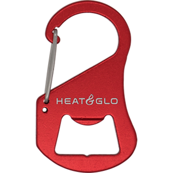 Red color option for Carabiner Bottle Opener
