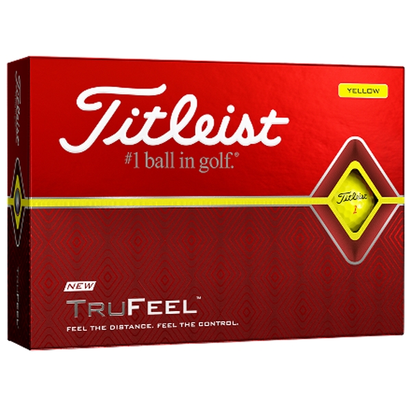 Yellow color option for Titleist Tru Feel Golf Ball