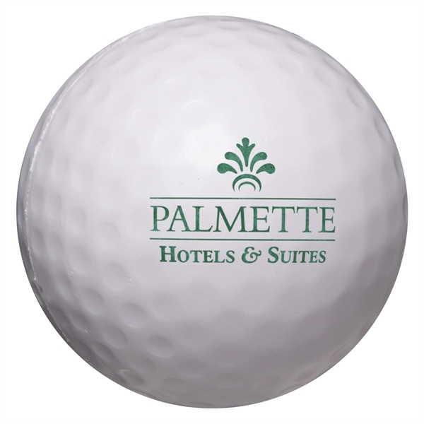 Bright White color option for Golf Ball Stress Reliever