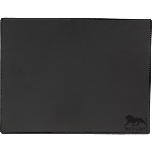 Black color option for Propad Vegan Leather Mouse Pad 8 1/2" X 11"