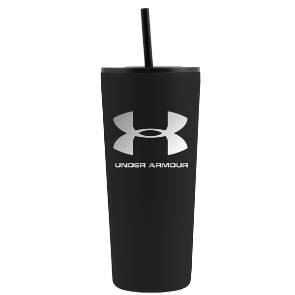 Black color option for 22 Oz. Powder Coated Tumbler With Hot/Cold Lid
