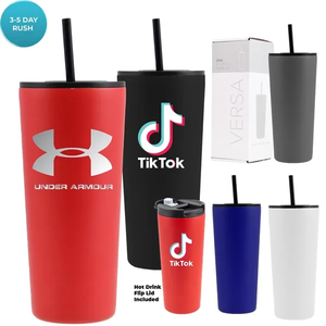Photo of 22 Oz. Powder Coated Tumbler With Hot/Cold Lid