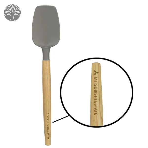 Cool Gray color option for Stir Silicone Spatula W/ Wooden Handle