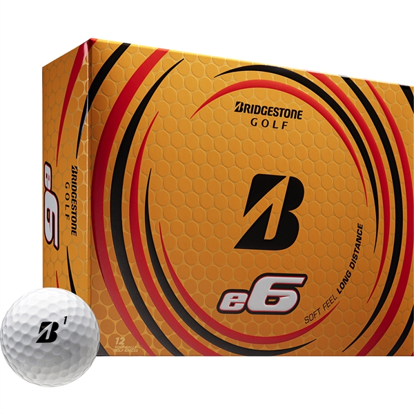 White color option for Bridgestone E6 Golf Ball