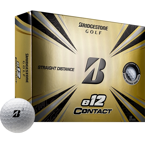 White color option for Bridgestone E12 Contact Golf Ball