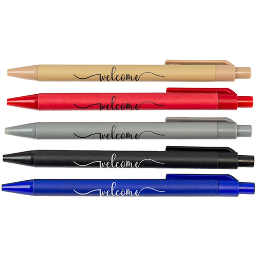 Main photo of 100% Recycled Paper Barrel Ballpoint Pen