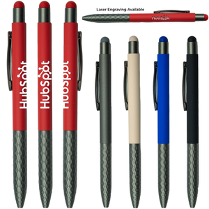Photo of Soft Touch Aluminum Stylus Pen W/ Plastic Grip