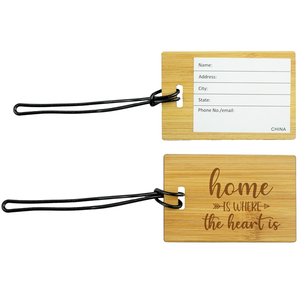Photo of Bamboo Luggage Tag
