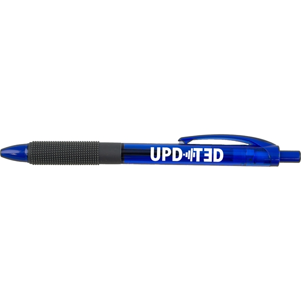Blue color option for Author Translucent Pen With Massage Grip