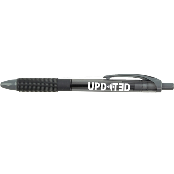 Gray color option for Author Translucent Pen With Massage Grip