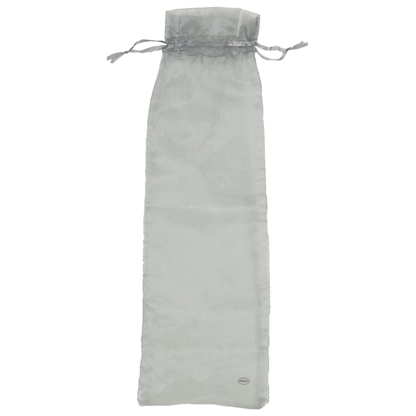 Gray color option for Organza 4 3/4 " W X 15" L Cinch Bag